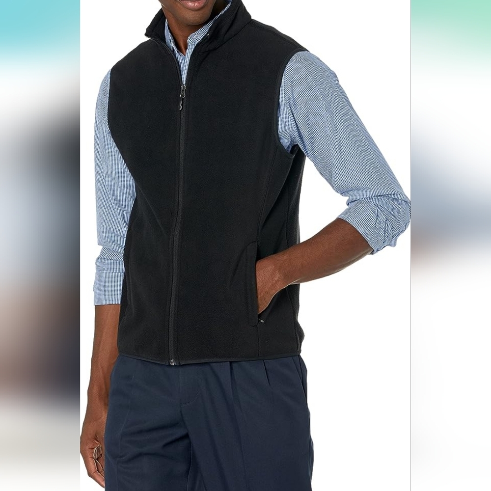 Men's Full-Zip Polar Fleece Vest